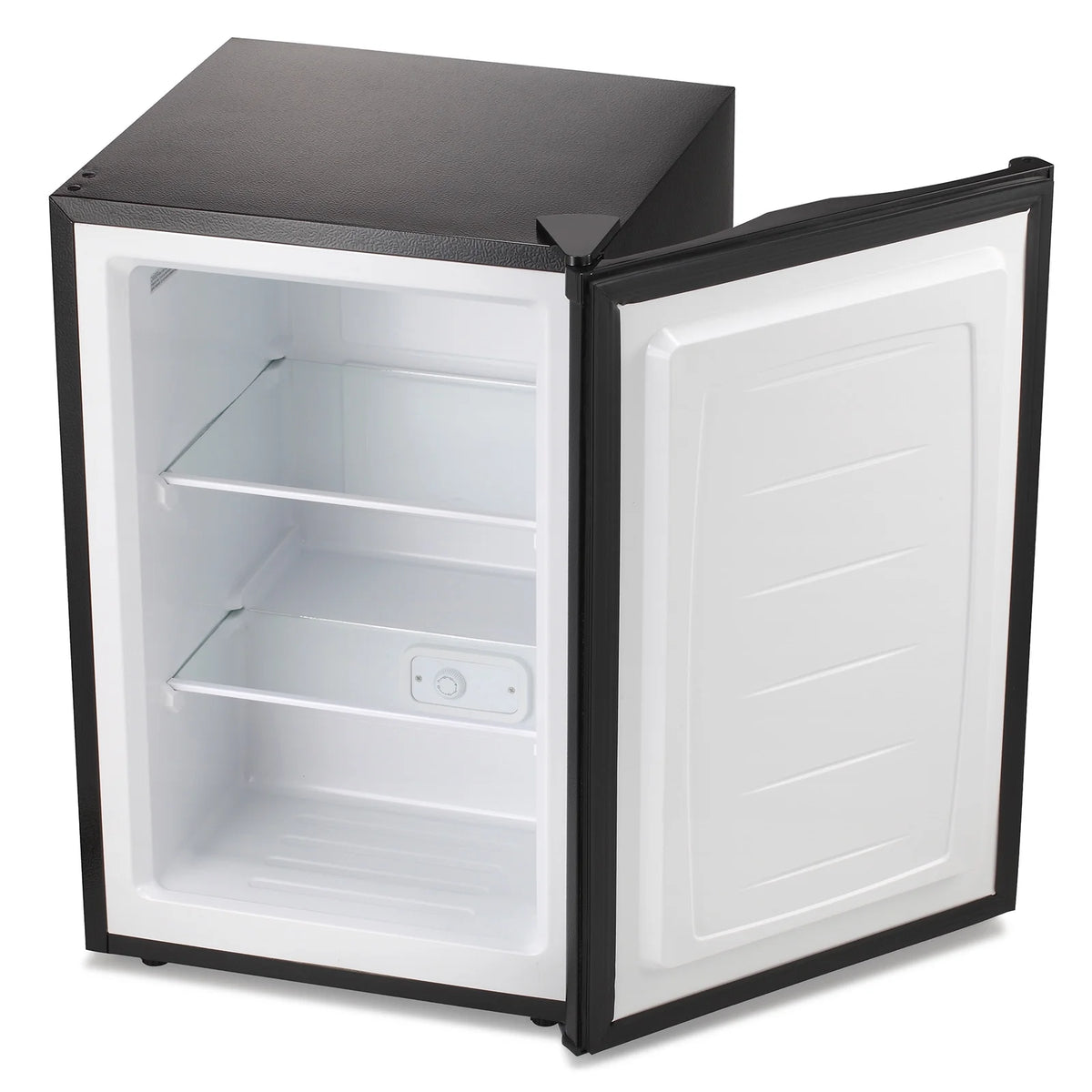 KNDKO 3.2Cu.ft Upright Freezer With Removable Shelves And Adjustable Thermostat - Silver