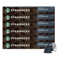 Starbucks By Nespresso Espresso Roast Dark Roast Capsules, 60 Count - Compatible With Original Line Machines