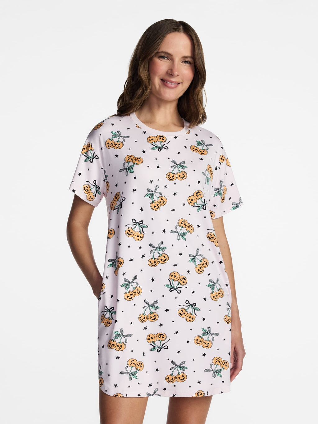 Halloween Women's Sleepshirt Top and Socks Set from Way to Celebrate, 2-Piece