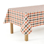 Way To Celebrate Halloween PEVA Tablecloth Indoor & Outdoor Table 60" x 84" - Buffalo Plaid