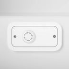 KNDKO 3.2Cu.ft Upright Freezer With Removable Shelves And Adjustable Thermostat - Silver