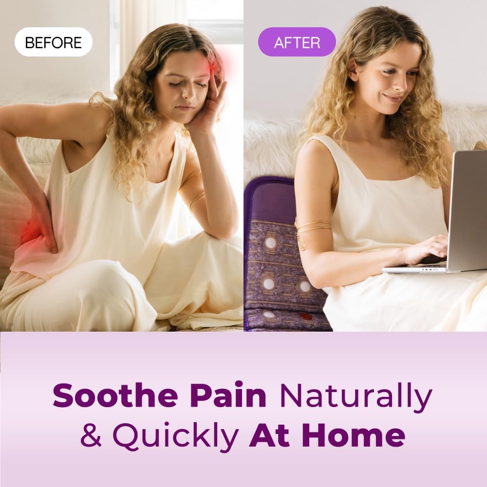Sparkle Mats Infrared Heating Mat With Red Light Therapy, Mini-Size - 660nm