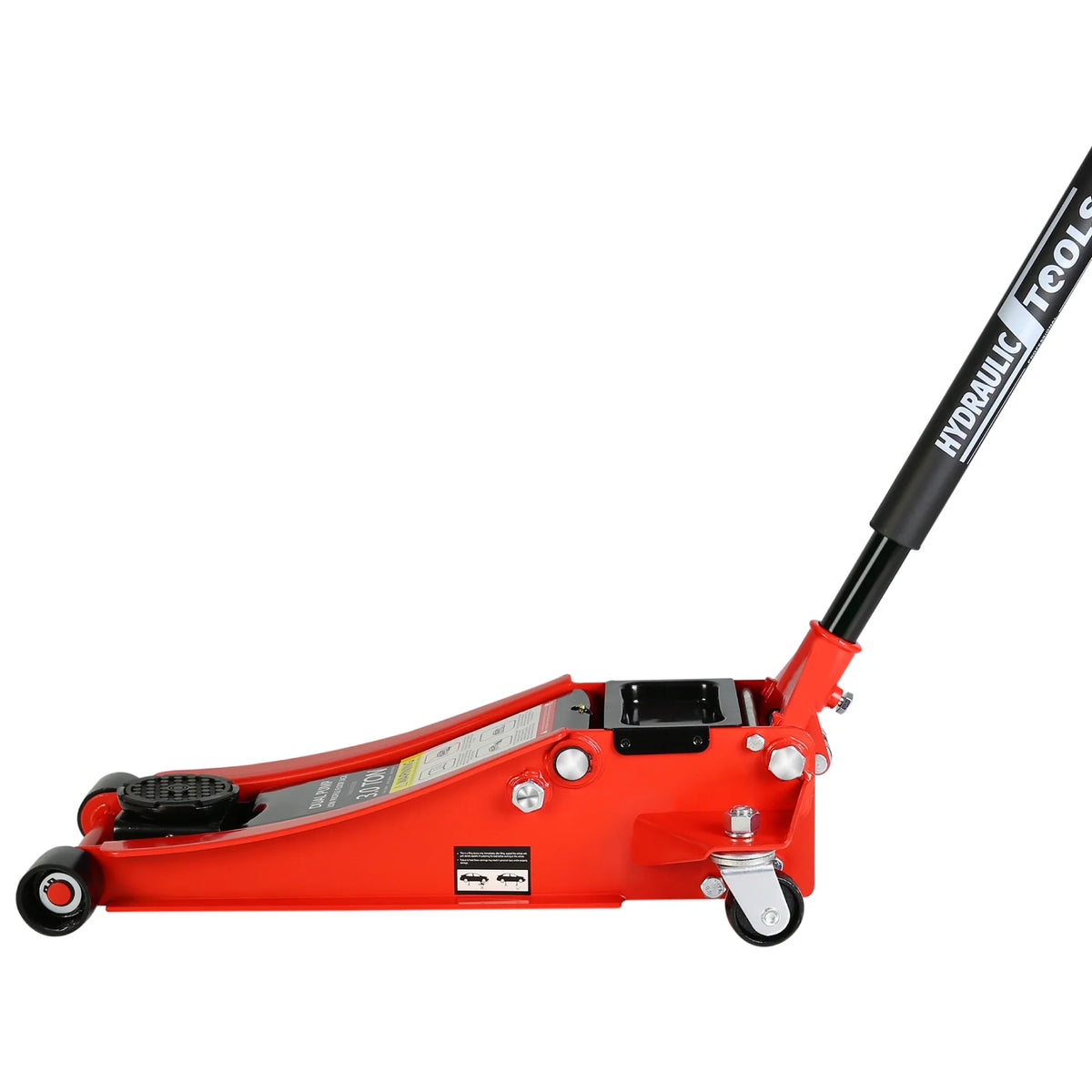Seizeen Low Profile 3 Ton 6600 lbs Trolley Jack With Dual Lift Pump - Red