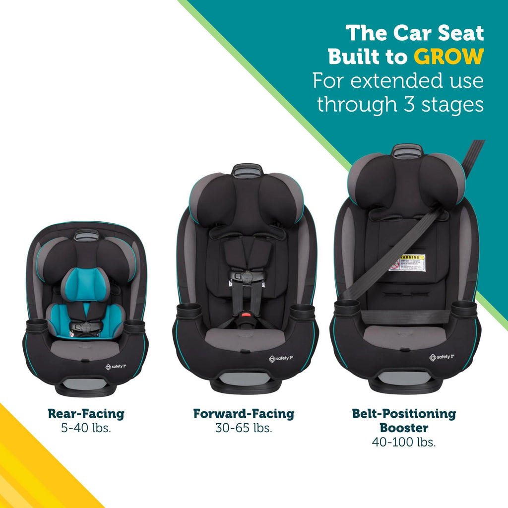 3-in-1 Slim Convertible Car Seat, 5-100 Lbs