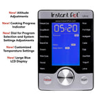 Instant Pot Ultra Mini 3-Quart Programmable Cooker, Stainless Steel, Silver, 16-in-1 - Ultra Mini