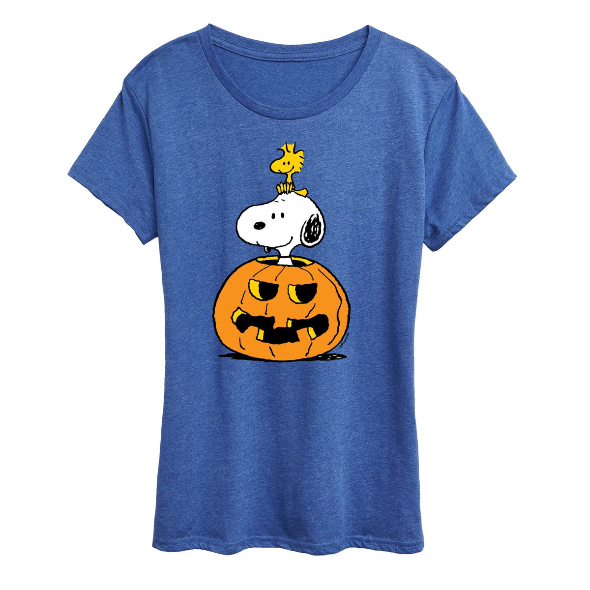 Peanuts - Snoopy Woodstock Pumpkin Women's Short Sleeve Graphic T-Shirt