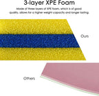 Floating Water Pad, 9 x 6 ft, 3-Layer XPE Foam