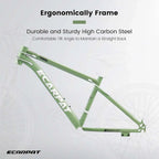 UPYOOE Mountain Bike With Carbon Steel Frame, 24/26 Inch Wheels And 21-Speed Shifting