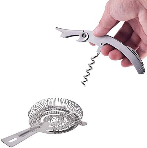 17pc Stainless Steel Cocktail Shaker Set With Bar Tools - 450ml