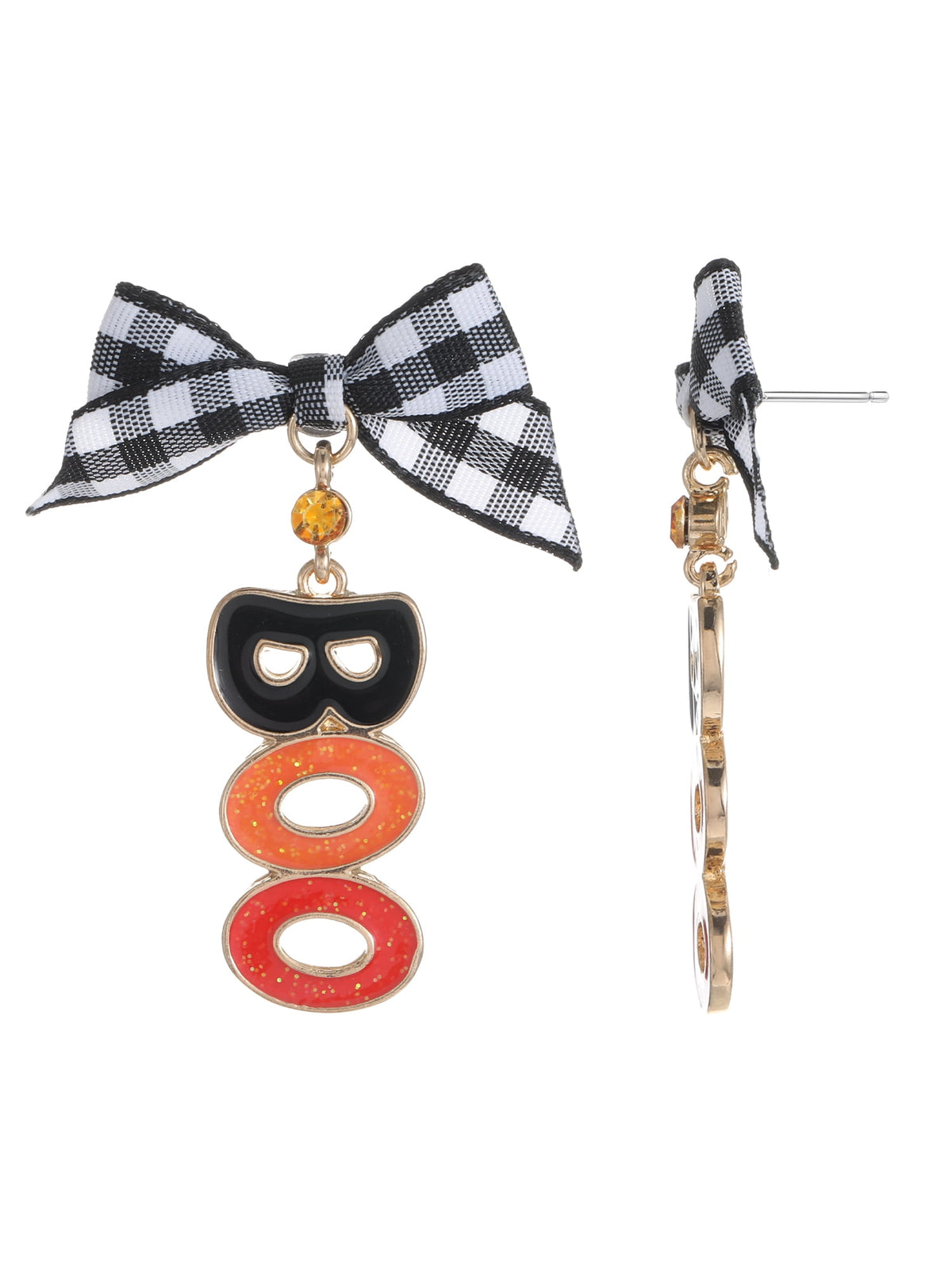 Way to Celebrate Light-up Jack-O-Lantern Halloween Earrings, 1 Pair