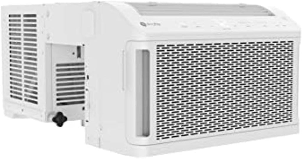 GE Profile ClearView Inverter Window Air Conditioner, 12,200 BTU, White