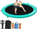 FBSPORT 8ft Inflatable Water Hammock Floating Platform
