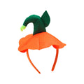 Halloween Pumpkin Headband, Halloween Costume Pumpkin Hat for Women Adult Cosplay Headdress