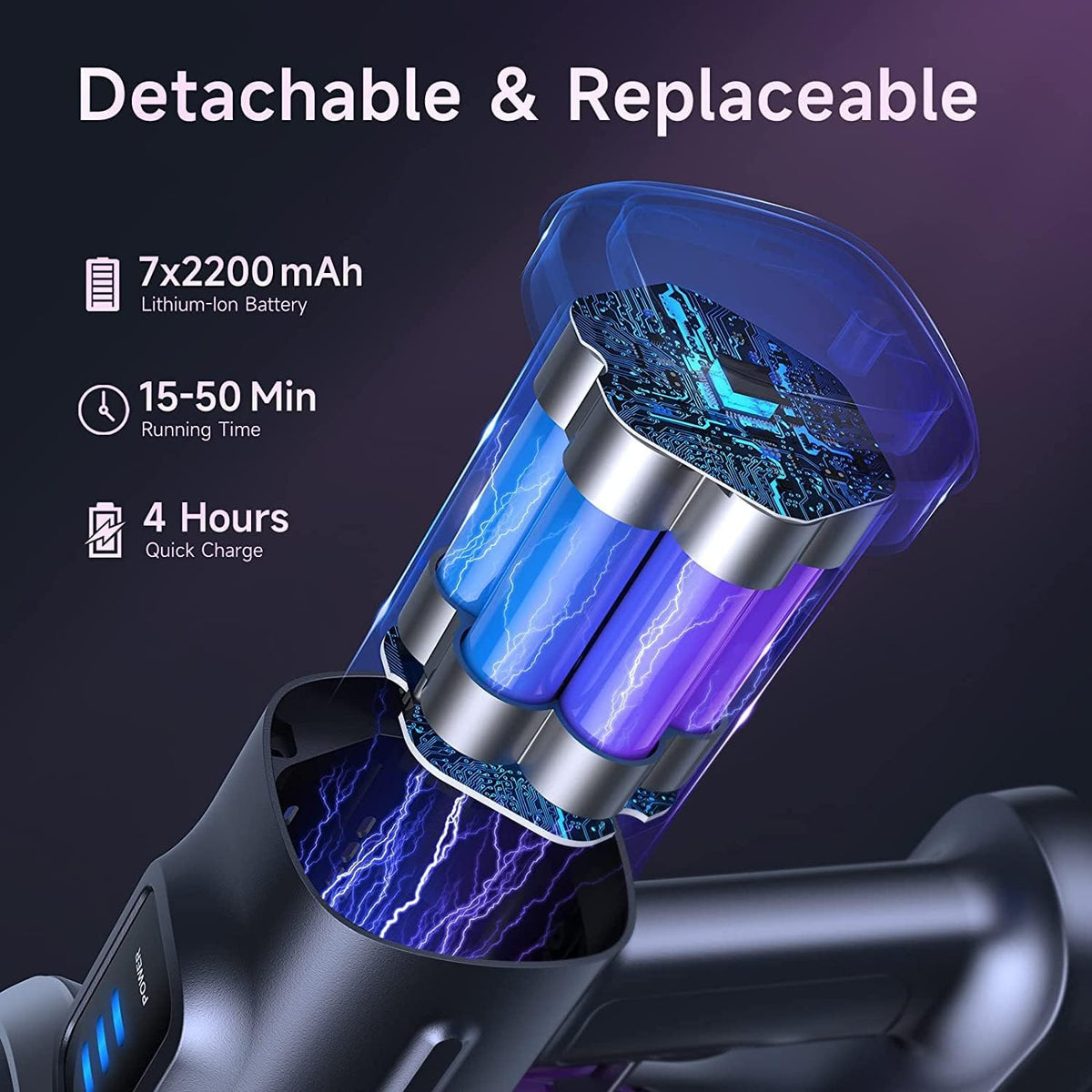 Lubluelu Cordless Stick Vacuum Cleaner With 235W Brushless Motor