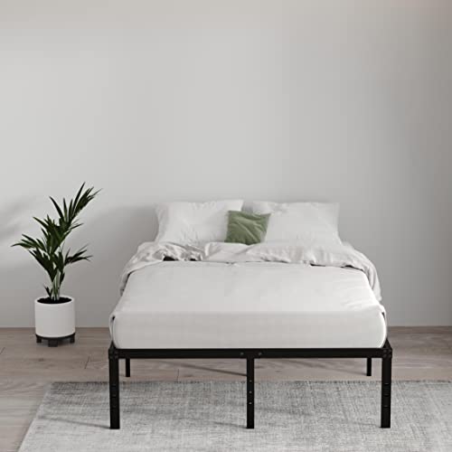 EMODA Queen 18 Inch Heavy Duty Metal Platform Bed Frame - No Box Spring Needed