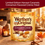 Werther's Original Limited Edition Fall Harvest Cinnamon Crème Soft Caramels, 7.4 oz Bag