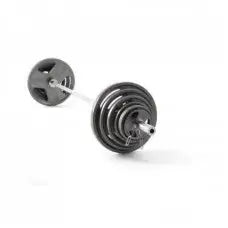 Gold's Gym 300 lb Olympic Weight Set With Barbell, Plates, Collars And Storage Rack - WGGOP300