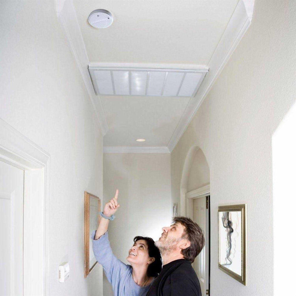 Kidde Firex Hardwired Ionization Smoke Alarm, White, 5.6-Inch Dia x 1.8-Inch - i4618
