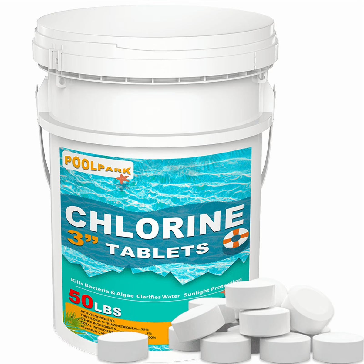 3 Inch Pool And Spa Chlorine Tablets - 50 Lbs