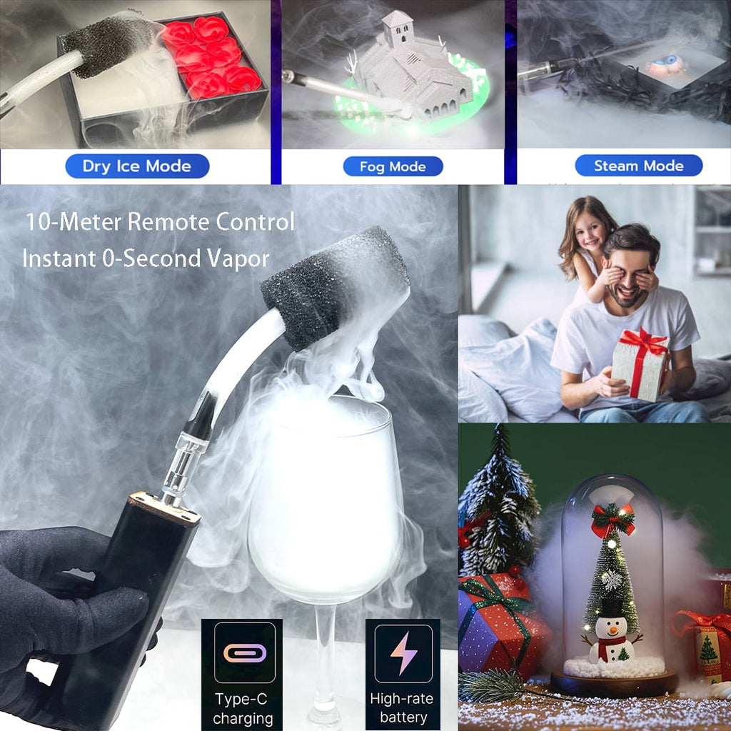 Portable Mini Smoke Machine Handheld fog Machine for Photography Cosplay Smoke Making Machine Outdoor Events, Parties