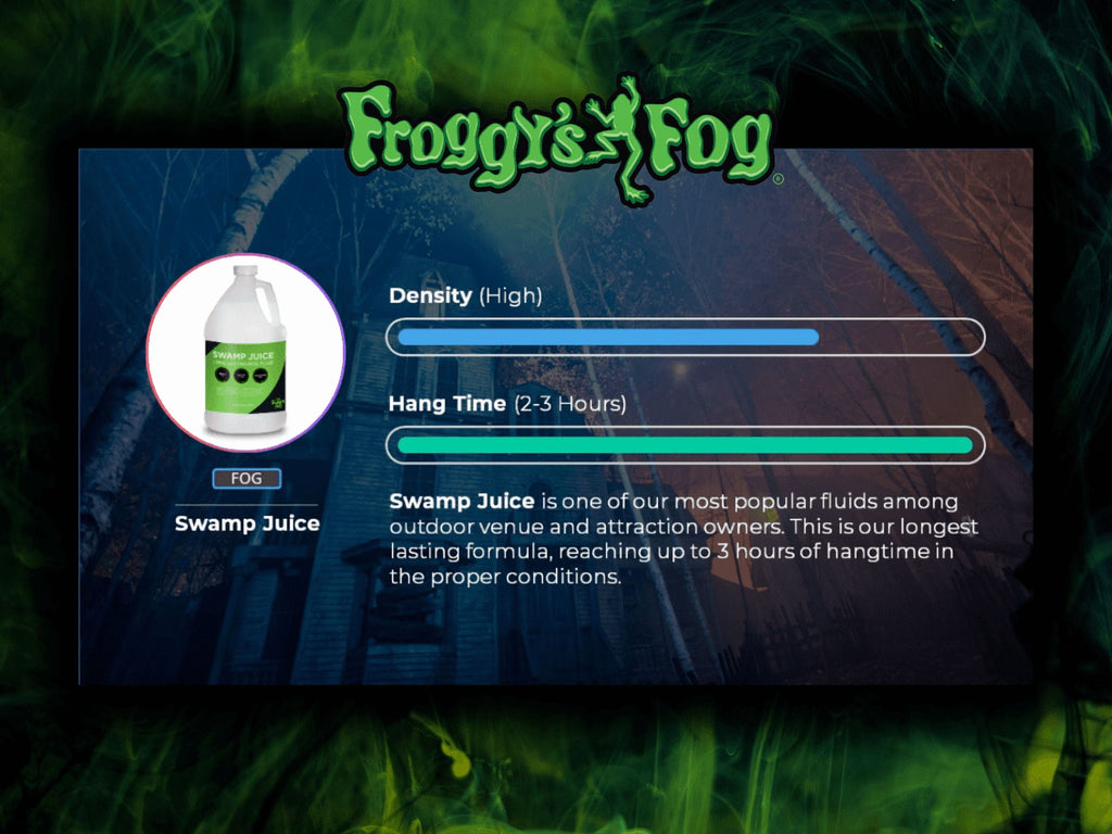 Froggy's Fog - Swamp Juice Fog Machine Fluid - 1 Gallon