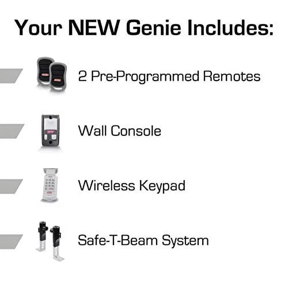 Genie SilentMax 1000 Garage Door Opener With 140V DC Motor - 3042-TKH
