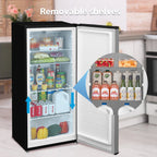 Arctic King Upright Convertible Freezer/Refrigerator, 7.1 Cu Ft, White