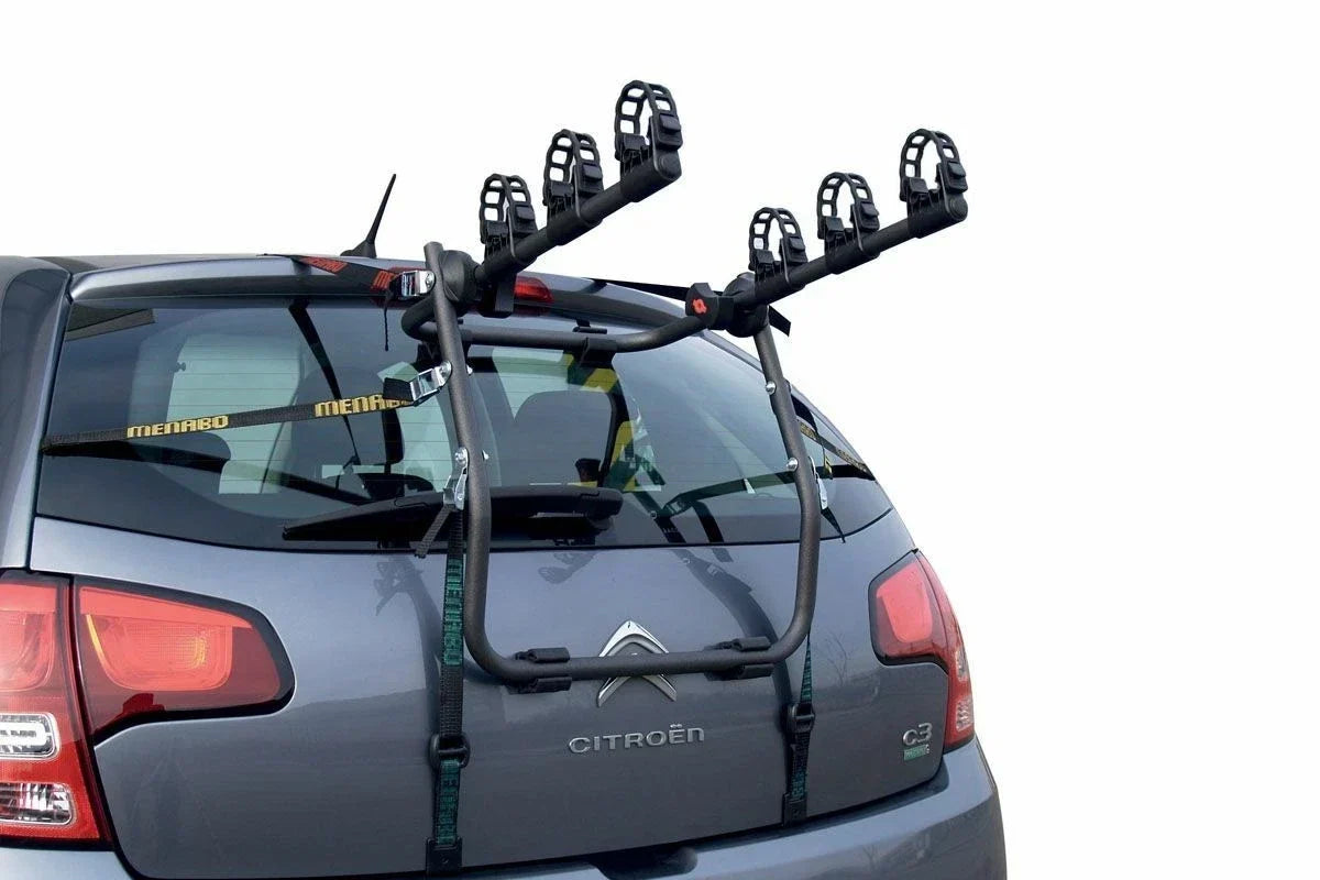 Menabo Trunk-Mounted 3-Bike Rack - Mistral