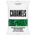 Candy Envy Green Individually Wrapped Caramels - 2 Pound Bag