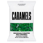 Candy Envy Green Individually Wrapped Caramels - 2 Pound Bag