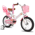 JOYSTAR Little Daisy 12 Inch Girls' Kids Bike With Training Wheels