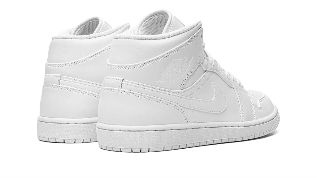 Air Jordan 1 Mid Triple White Lifestyle Shoes