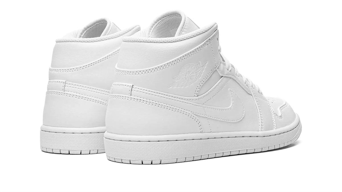Air Jordan 1 Mid Triple White Lifestyle Shoes