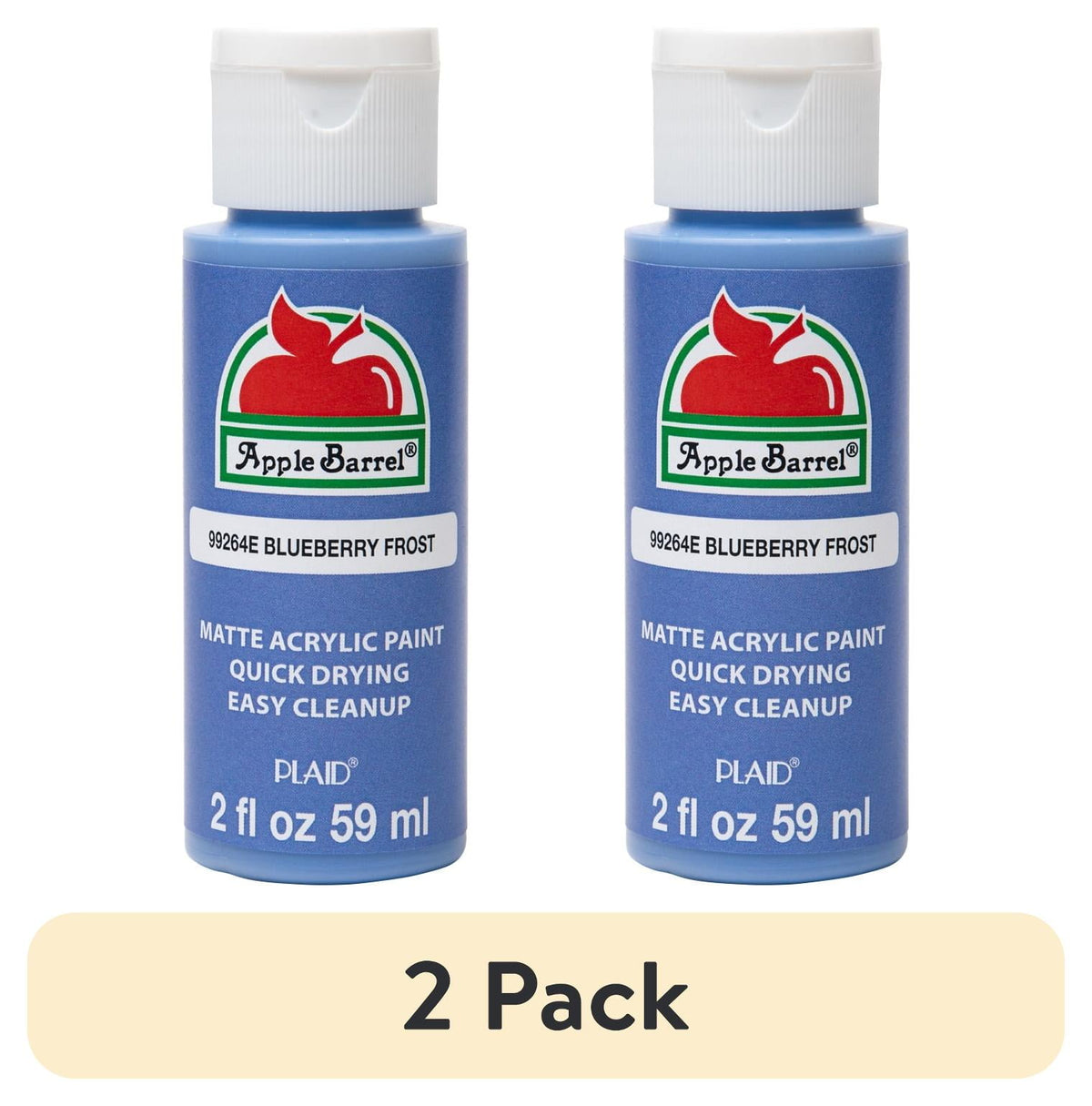 Apple Barrel Acrylic Craft Paint, Matte Finish, 2 fl oz
