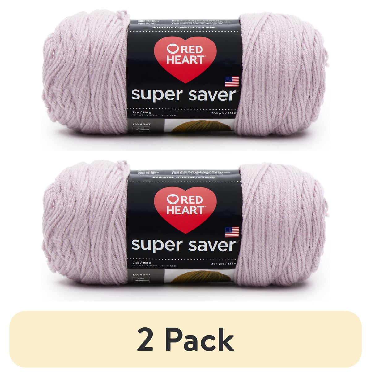 Red Heart Super Saver 4 Medium Acrylic Yarn Black 7oz 198g 364 Yards