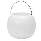 Jack-o'-Lantern Trick-or-Treat Pail, White, 8", Halloween by Way To Celebrate