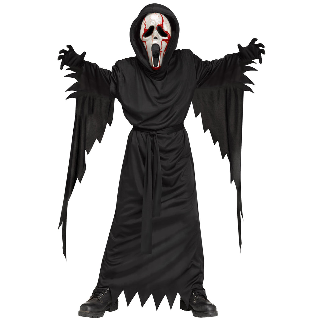 Bleeding Ghost Face Halloween Costume for Children, 5-Piece, by Fun World