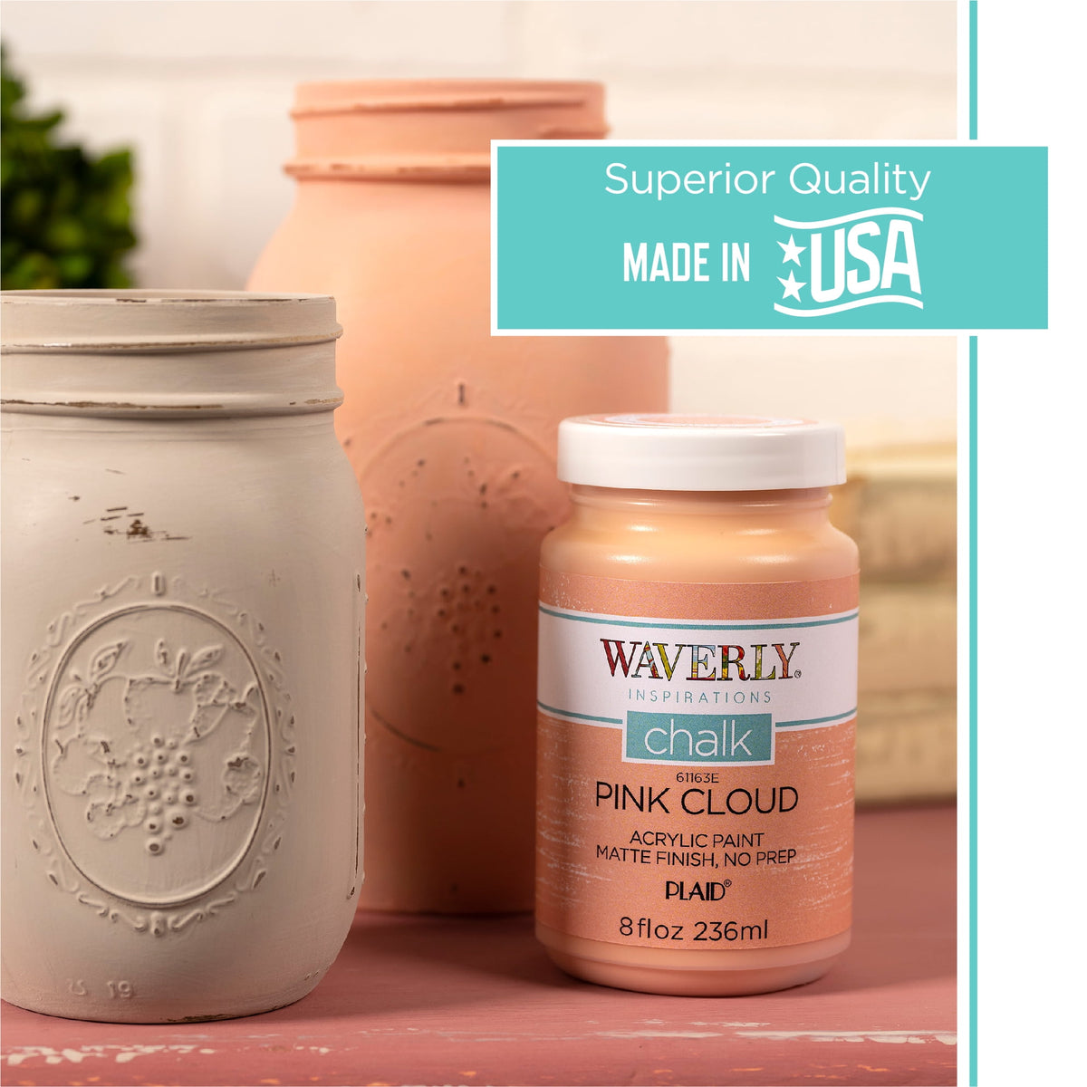Waverly Inspirations Chalk Paint, Ultra Matte Finish, 8 fl oz