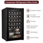 Ktaxon 18 Bottle Compressor Wine Cooler, 1.8 Cu.Ft, 52L - Freestanding
