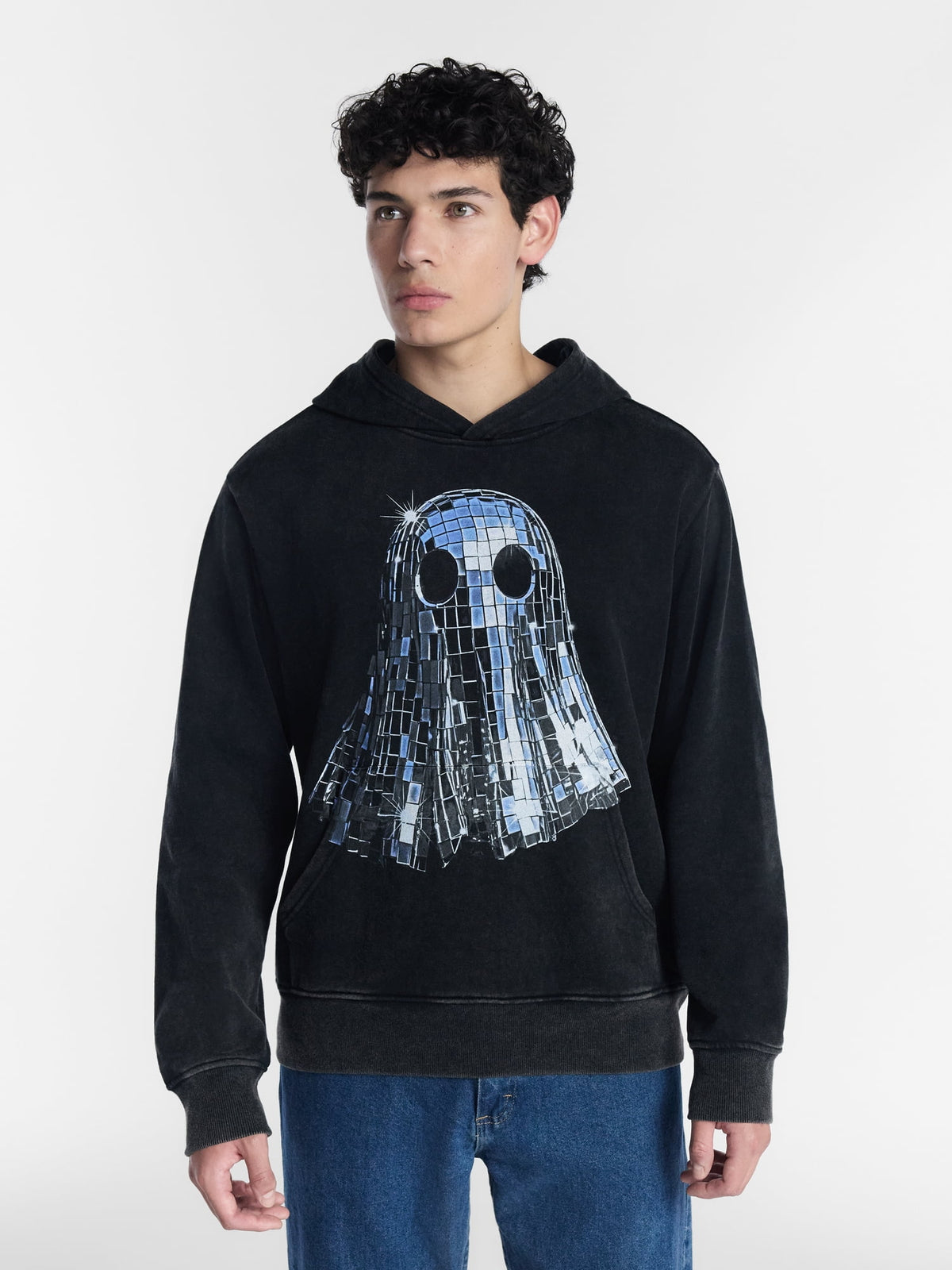 Halloween Oversized Fit Jack O'Lantern Pumpkin Graphic Fleece Hoodie Sweatshirt, Men's Sizes XS-4XLT