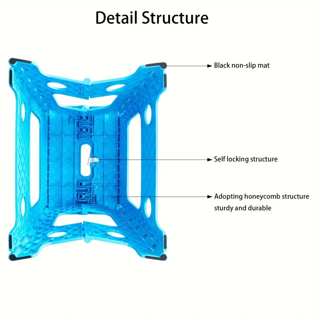 DEKAXI DEKAXID Compact Folding Step Stool, 2-Pack