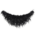My Texas House Halloween Drapey Faux Cedar Garland, Black, 6'