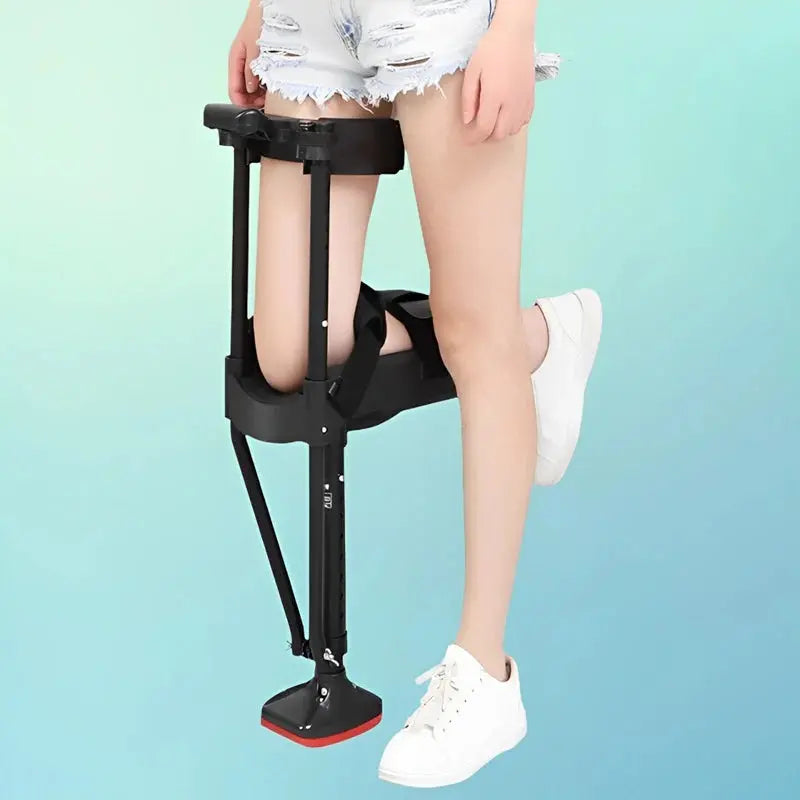Hands-Free Knee Crutch - Adjustable Height With Padded Support
