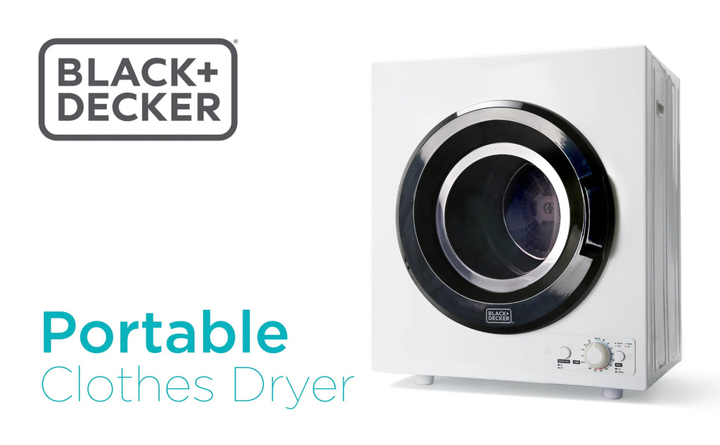 BLACK+DECKER Compact Vented Dryer, 3.5 Cu. Ft., 13.2 lbs., White - BCED37