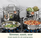 Cuisinart Chef's Classic 11-Piece Stainless Steel Cookware Set