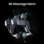 Titan Full Body Massage Chair With 4D Massage Roller, SL Track, 3 Stage Zero Gravity Reclining, Black - Pro 4D Endor