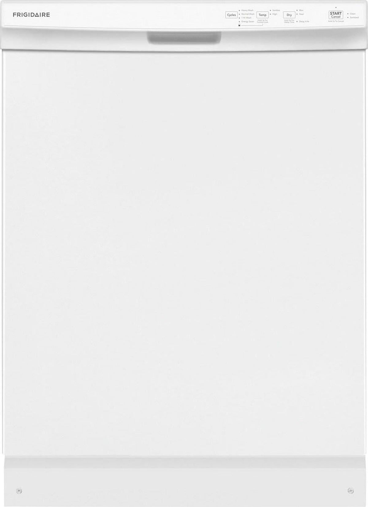 FRIGIDAIRE Built-In Dishwasher, 24 in, White - FDPC4314AW