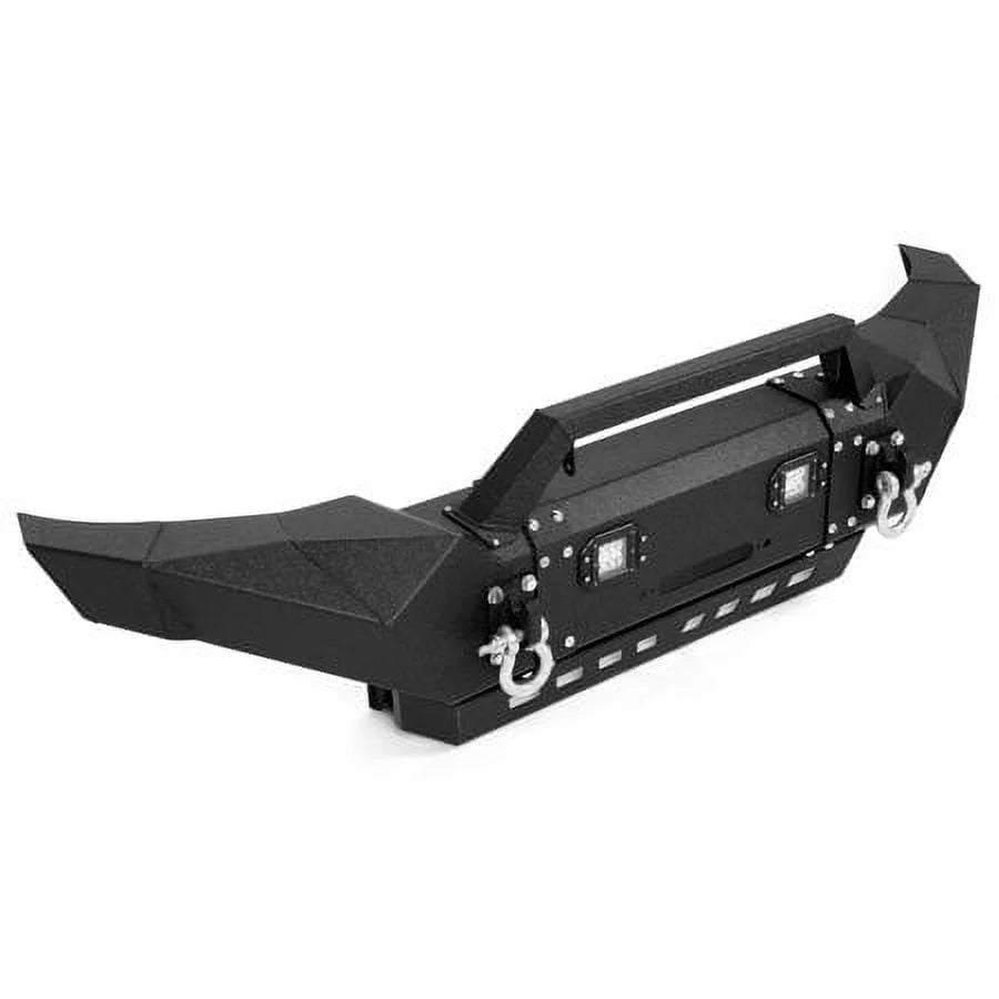Kojem Front Bumper With Winch Plate, LED Lights And D-Rings For 2005-2015 Toyota Tacoma - LYAM-516-1A+LYAM-516-1B