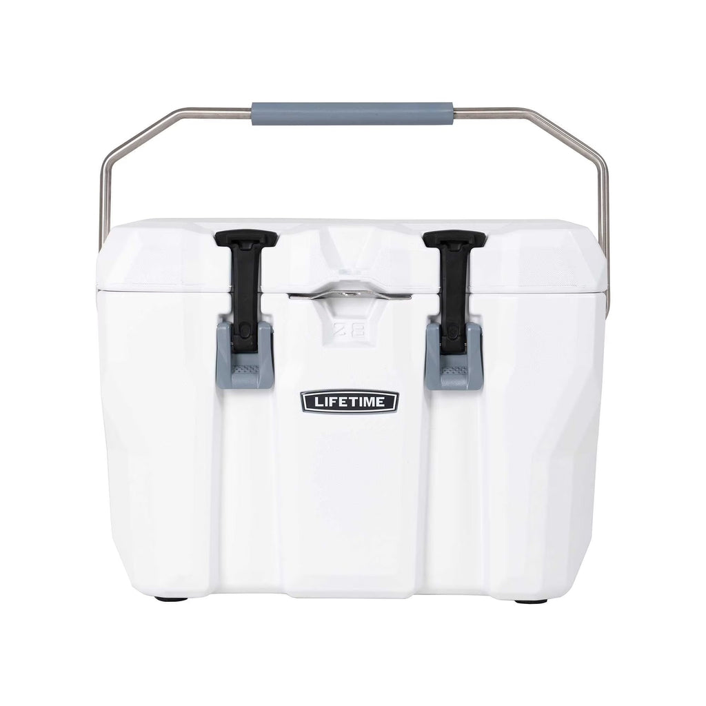 Lifetime Bear-Resistant High Performance Camping Cooler, 28 qt, 20 Can Capacity, Boulder Gray - 91289