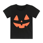 Rimyaw Boys Halloween Tee Shirts Toddler Pumpkin Graphic Short Sleeve Tops 3T